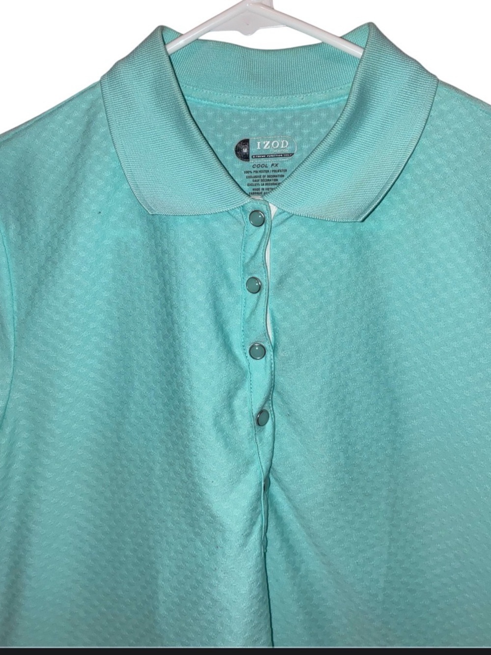 Izod Light Mint Polo Golf women’s Shirt Bundle SZ S/M - Picture 3 of 10
